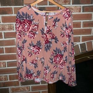 Floral Charlotte ruse top